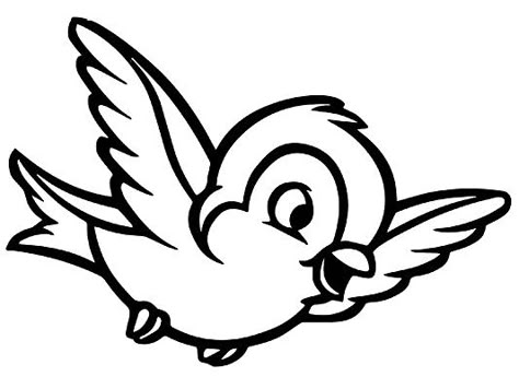 Birds For Kids, Bird Coloring, Easy Bird, Cartoon Bird, Space Coloring Pages, Black And White Birds, Bird Clipart, Dragon Coloring Page, Cartoon Birds