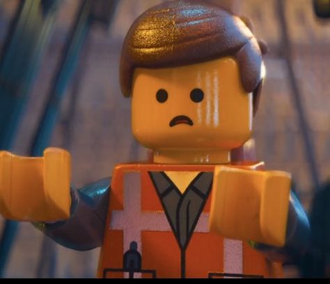 Emmet Lego Movie Pfp, The Lego Movie Emmet, Emmet Lego Movie, Emmet Brickowski, Janet The Good Place, Emmet Lego, Ninja Lego, Every Spider Man, Lego Stickers