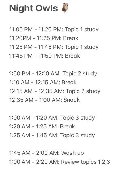 Study Schedule After Work, Weekday Study Schedule, Late Night Study Schedule, Night Study Schedule, Afternoon Study Schedule, Study Schedule For Night Owls, Night Owl Study Routine, Study Schedule After School, Night Study Routine