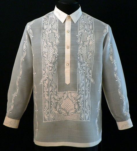 BARONG TAGALONG There’s really something about the Barong Tagalog that appeals to unassuming, low-key personalities with a penchant for subtle elegance. Needless to say, the Barong Tagalog not only… Filipino Costume, Philippines Outfit, Barong Tagalog, Filipiniana Dress, Semi Formal Wear, Filipino Culture, Men With Street Style, First Communion Dresses, Communion Dresses