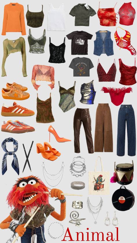 #muppet #muppets #muppetmovie #themuppets #themuppetshow #muppetsshow #animal #animalmuppet #animalcostume Partner Halloween Costumes, Animal Muppet, Animal Halloween Costumes, Pumpkin Queen, The Muppet Show, The Muppets, Halloween Costume Outfits, Vintage Cloth, Halloween Inspo