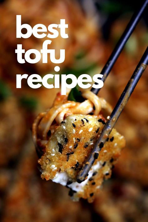 Recipes Using Tofu, Tofu Dinner Recipes, Firm Tofu Recipes, Vegan Miso Soup, Best Tofu Recipes, Best Tofu, Breaded Tofu, Tofu Recipes Easy, Simple Snacks