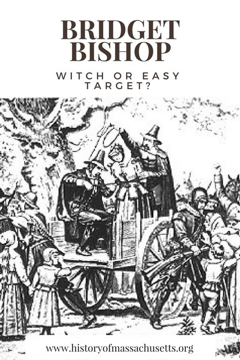 Bridget Bishop / Salem Witch Trials / Salem Massachusetts  #salemwitchtrials #bridgetbishop #salemmassachusetts #ushistory Bridget Bishop, Salem Village, Colin Odonoghue, Witch Novels, The Salem Witch Trials, Massachusetts Bay Colony, Witch History, Salem Witch Trials, Witchcraft Books