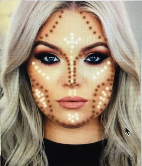 Contour for round face Contour Full Face, Contour Plus Size Face, Round Face Countering, Plus Size Makeup Tips Round Faces, Cheek Contouring Round Face, Contour Chubby Face, Make Up For Chubby Faces, Contour Makeup Round Face, Contour For Chubby Face