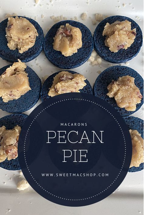 Pie Macarons, Macaroon Filling, Pecan Filling, Macaron Filling, Pecan Pie Filling, Macaron Flavors, Plant Based Diet Recipes, French Patisserie, Macaroon Recipes