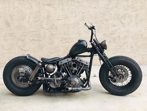 Panhead Bobber, Moped Motor, Zero Engineering, Shovelhead Bobber, Softail Bobber, Sportster Motorcycle, Harley Davidson Sportster 1200, Harley Shovelhead, Custom Motorcycles Harley