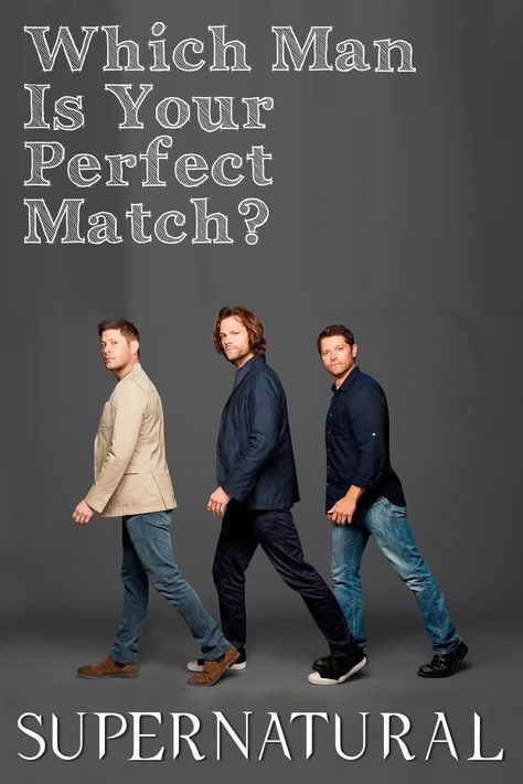 Answer all questions and find out Which Supernatural Man Is Your Perfect Match! #supernatural #deanwinchester #samwinchester #quiz #tvshow Supernatural Bunker Floor Plans, Dean Winchester X Yn, Supernatural Quiz, Supernatural Quizzes, Supernatural Season 1, Supernatural Show, Rowena Supernatural, Supernatural Men, Winchester Brother