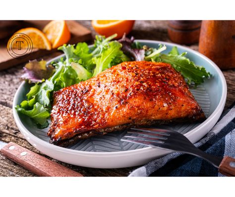 Bourbon & Orange Salmon Soy Salmon, Golo Recipes, Mango Salsa Salmon, Miso Glazed Salmon, Maple Glazed Salmon, Honey Glazed Salmon, Ginger Salmon, Salmon Glaze Recipes, Three Ingredient Recipes