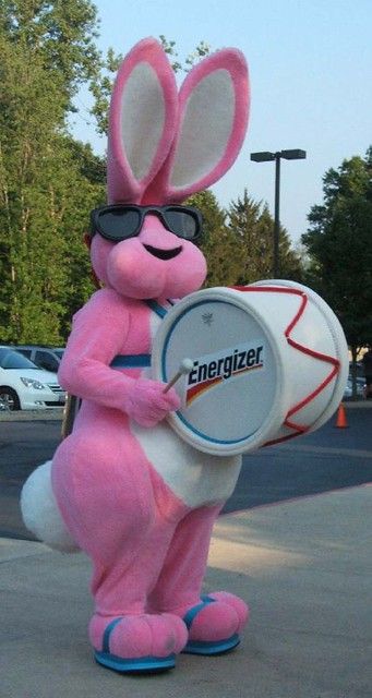 Energizer Bunny Bunny Mascot, Bunny Drop, Energizer Bunny, Pink Bunny, Keep It Real, Pink, Quick Saves