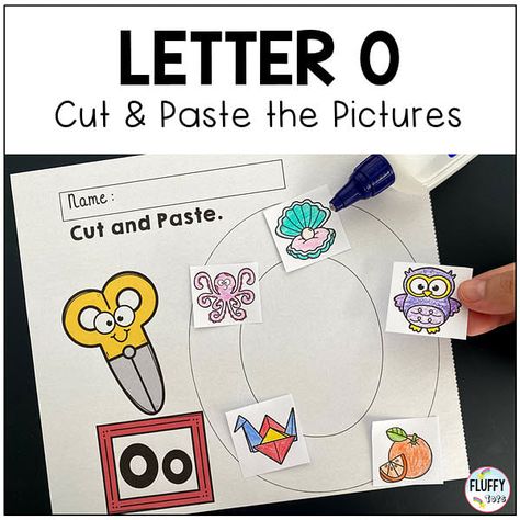 Letter O Crafts For Preschoolers, Letter O Preschool, Printables Freebies, Bee Crafts, Letter O, Cut And Paste, Printable Activities, Preschool Worksheets, Kindergarten