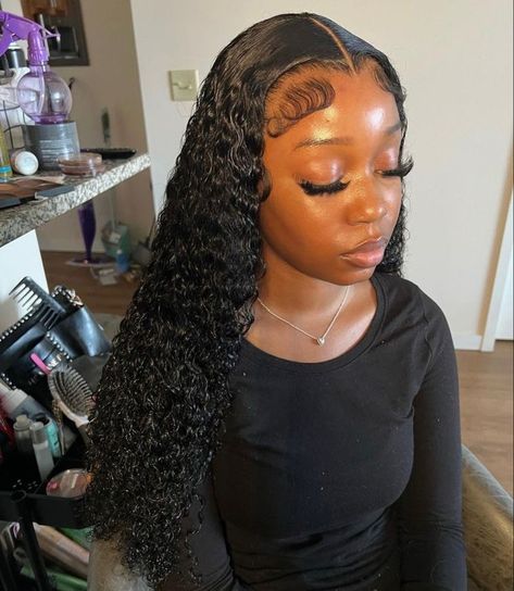 Color Lace Fronts On Black Women, Braids Baddie, Hairstyles Protective, Frontal Wig Hairstyles, Birthday Hairstyles, Protective Hairstyles Braids, Frontal Hairstyles, Deep Wave Hairstyles, Girls Hairstyles Braids