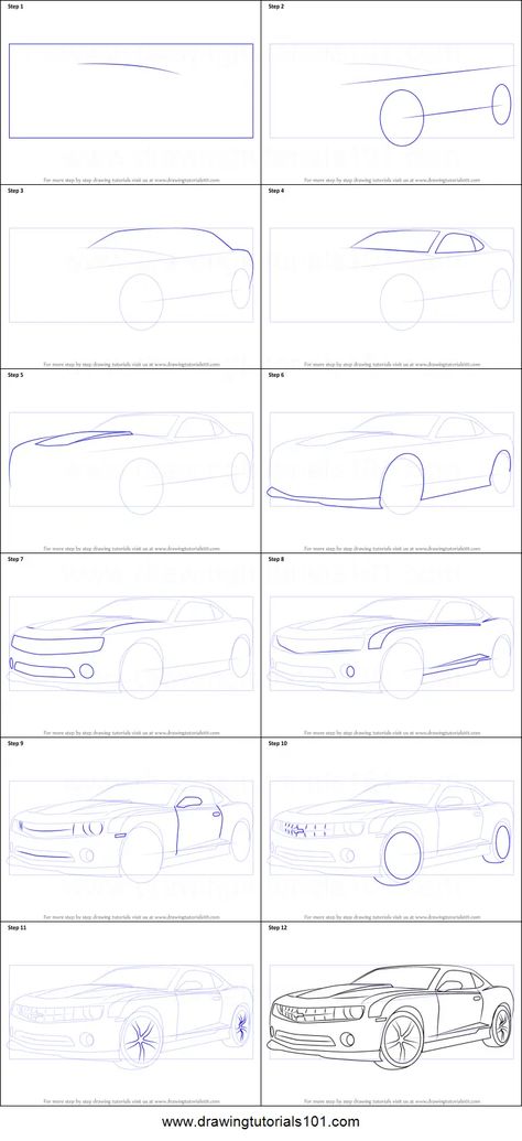 How To Draw A Camaro Step By Step, Car Drawing Sketches Step By Step, Car Drawing Tutorial Step By Step, Car Sketch Simple Step By Step, Car Tutorial Drawing, Chevrolet Camaro Drawing, How To Draw A Car Step By Step Easy, How To Draw Cars Step By Step, How To Draw A Car Step By Step