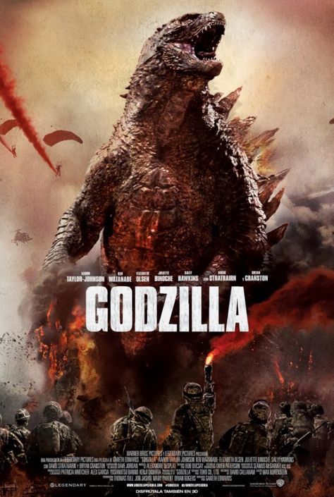 *** Godzilla (2014) DVD Godzilla Movie, Godzilla 2014, Movies 2014, New Tv Series, I Love Cinema, Creature Feature, Movie Monsters, B Movie, All Movies