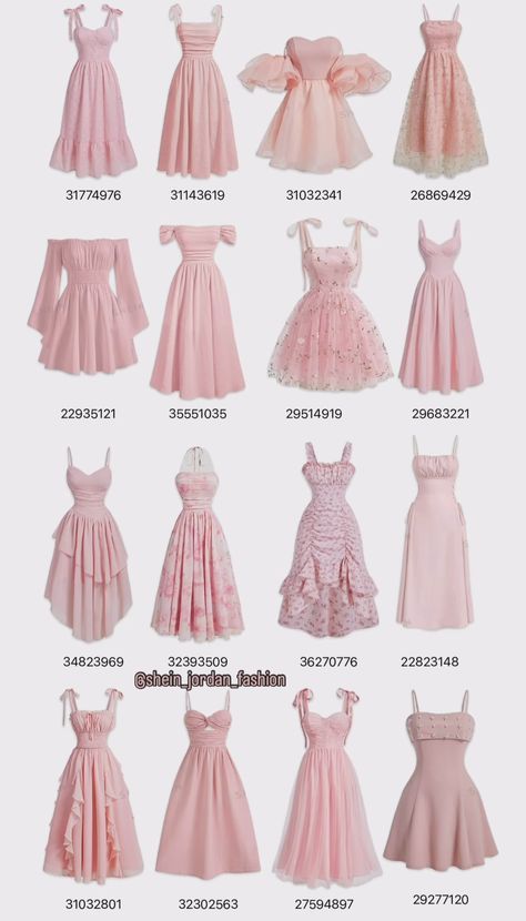 Shein Dresses With Codes, Shein Dress Codes, Pink Dress Code, Robe Coquette, Celebration Dress, Women's Winter Outfits, Loving Mother, Fashion Design Collection, Cute Dress Outfits