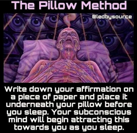 Pillow Method, Spiritual Psychology, Energy Healing Spirituality, Awakening Quotes, Spiritual Manifestation, Manifestation Law Of Attraction, Law Of Attraction Affirmations, Manifestation Journal, Spiritual Wisdom