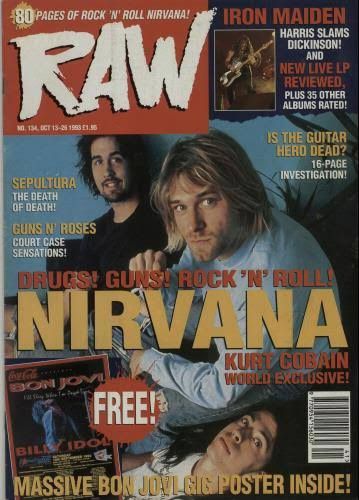 Nirvana Poster, Rock Band Posters, Kurt Cobain Nirvana, Nirvana Kurt Cobain, Nirvana Kurt, Music Poster Design, Posters For Room, Cover Magazine, Axl Rose