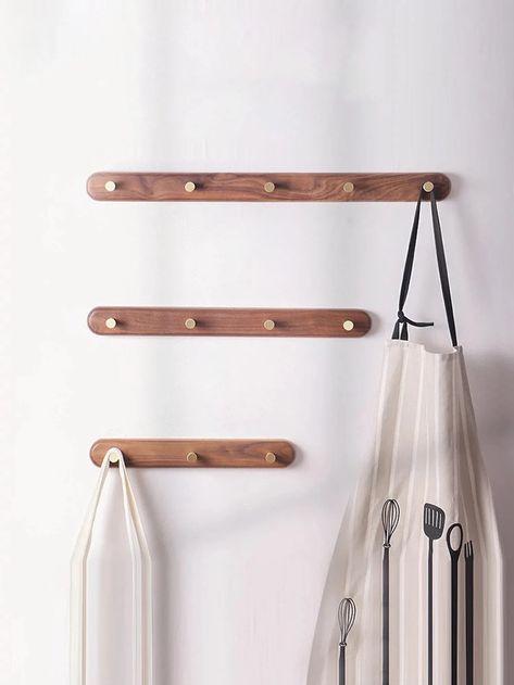 Nordic Creativity Wall Hook Decorative Hook Wall Hook Coat Hangers Rack Hook Solid Wood Hook - Etsy Ikea Besta Cabinet, Wardrobe Door Knobs, Copper Uses, Brass Door Knobs, Pinterest Contest, Coat Hangers, Hook Wall, Door Pull Handles, Hanger Rack