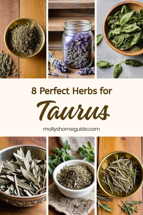 Discover the ancient connection between herbal medicine and astrology with the "Herbs for Taurus" collection. These powerful herbs, ruled by Venus and associated with the zodiac sign Taurus, offer unique healing properties. From enhancing stability and fertility to igniting desires, these plants stimulate the senses and connect you to nature's truth. Dive into the magickal properties of herbs such as yarrow, rosemary, and sage to tap into Taurus' earthy energy. Herbs Of Taurus, Herbs For Taurus, Properties Of Herbs, Night Time Tea, Zodiac Sign Taurus, Earthy Fragrance, Ginkgo Biloba, Healing Herbs, Medicinal Herbs