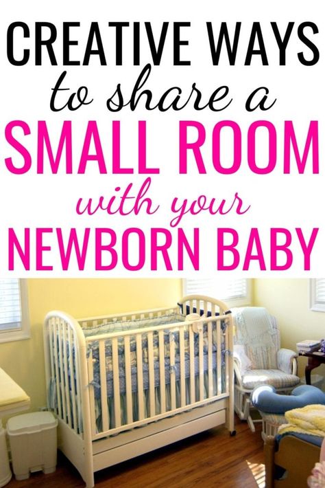 Crib Set Up In Parents Room, Multipurpose Nursery Guest Rooms, Sharing A Room With A Newborn, Sharing A Room With Baby, Shared Room With Baby Parents, Nursery Ideas In Parents Room, Small Space Baby Organization, Shared Nursery With Parents Small Room, Shared Baby Room With Parents