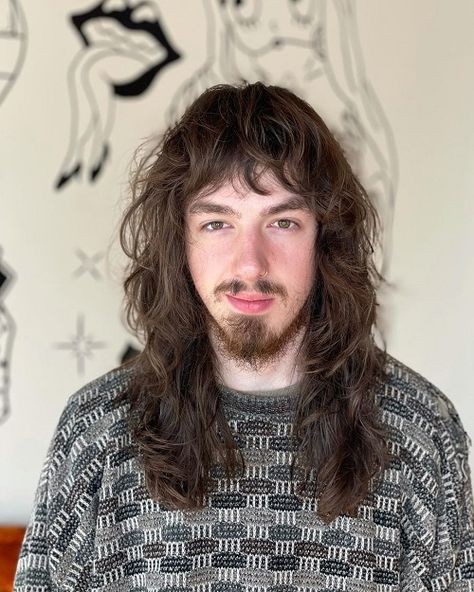 Long Hair Men With Bangs, Long Hair Fringe Men, Long Layered Hair Men, Rockstar Haircut, Mens Hair Long, Long Hairstyles For Men, Long Curly Hair Men, Long Haircuts With Bangs, Long Shag Hairstyles