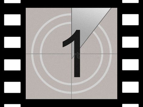 Film Countdown Numbers, Movies Illustration, Film Countdown, Countdown Design, Mp3 Music, Black Screen, Design Graphics, Number 1, Art Girl