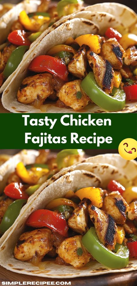 Need a tasty and nutritious dinner? Discover how our Chicken Fajitas Recipe combines tender chicken with fresh veggies for a wholesome meal. This family-friendly dish is sure to please everyone’s palate! Chicken Fajitas Recipe, Easy Chicken Fajitas, Delicious Chicken Breast Recipes, Fajitas Recipe, Chicken Fajita Recipe, Seasoned Chicken, Tasty Chicken, Chicken Fajita, Fajita Recipe