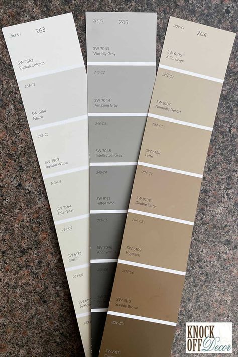 Sherwin Williams Retreat Coordinating Colors, Sw Retreat Coordinating Colors, Sw Retreat, Lazy Gray Sherwin Williams, Exterior Paint Color Combinations, Sherwin Williams Alabaster, Jeff Smith, Popular Paint Colors, Exterior Paint Color