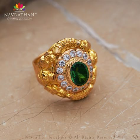 Stone Ring Design For Men, Gold Earrings With Price, Gold Rings For Men, Stone Rings For Men, Stone Ring Design, Emerald Stone Rings, 22 Carat Gold Jewellery, Mens Ring Designs, White Stone Ring