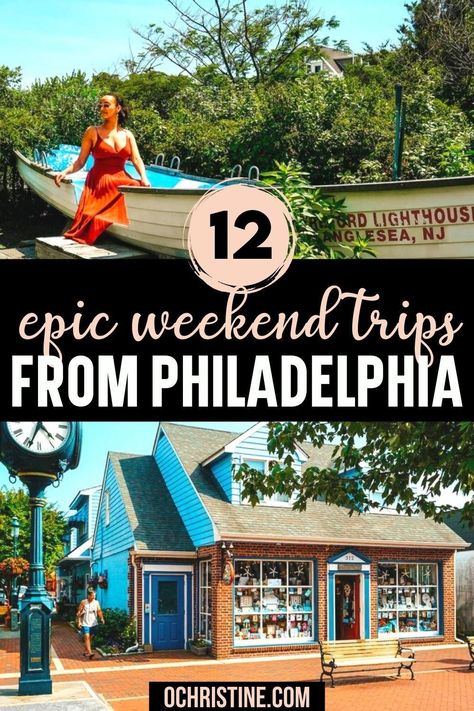 12 Epic Weekend Trips from Philadelphia | Whether you’re looking for a last-minute weekend getaway from Philadelphia, a shore getaway, or any fun driving vacation, here are 12 of the best weekend trips from Philadelphia, Pennsylvania. | weekend getaways in philadelphia | weekend trips in philadelphia | things to do in philadelphia | philadelphia travel #weekendtrips #philadelphia #usa #travel Philadelphia Things To Do, Philadelphia Travel, Assateague Island National Seashore, Things To Do In Philadelphia, Best Weekend Trips, Delaware Water Gap, Best Weekend Getaways, Us Road Trip, Relaxing Vacations