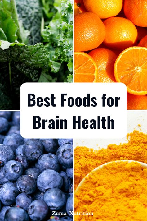 The brain is an incredibly important organ. Unfortunately, as we age, it is common for cognitive health to decline. While many factors contribute to age-related cognitive decline, diet is significant. So, what foods are best for the brain? While there are many foods good for brain health, these our top picks. Foods For Brain, Food For Memory, Memory Improvement, Good Brain Food, Brain Healthy Foods, Brain Boosting Foods, Mind Diet, Best Diet Foods, Best Diet