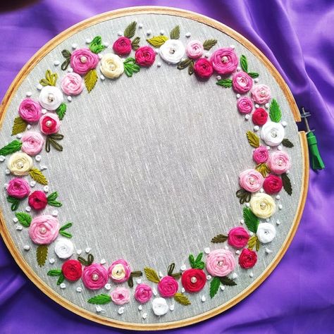 Check out this item in my Etsy shop https://www.etsy.com/in-en/listing/1119368460/custom-floral-embroidery Diy Embroidery Flowers, Nursery Embroidery, Basic Hand Embroidery Stitches, Embroidered Hoop, Embroidery Tshirt, Name Embroidery, Graduation Cap Decoration, Cap Decorations, Embroidery Gifts