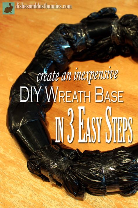 Create an Inexpensive Wreath Base in 3 Easy Steps Inexpensive Wreaths, Homemade Wreaths, Door Wreaths Diy, Wreath Base, Diy Fall Wreath, Christmas Wreaths To Make, Autumn Wreaths, Homemade Crafts, How To Make Diy