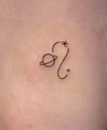 Leo Behind Ear Tattoo, Anime Zodiac, Leo Tattoos, Tattoos Ideas, Ear Tattoo, Behind Ear Tattoo, Infinity Tattoo, Tatting, Tattoo Ideas