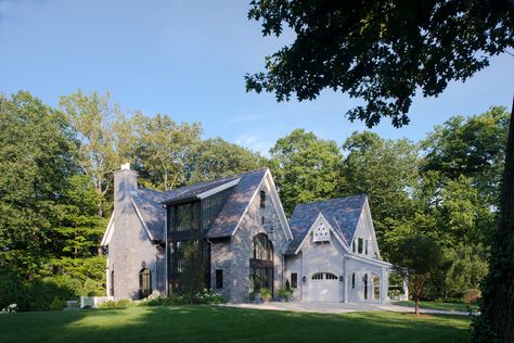 Belgian Farmhouse Exterior, Belgian Farmhouse, Glass Stairs, Blue Lamp, Architecture Home, Luxe Interiors, Farmhouse Exterior, Home Tours, Interiors Design