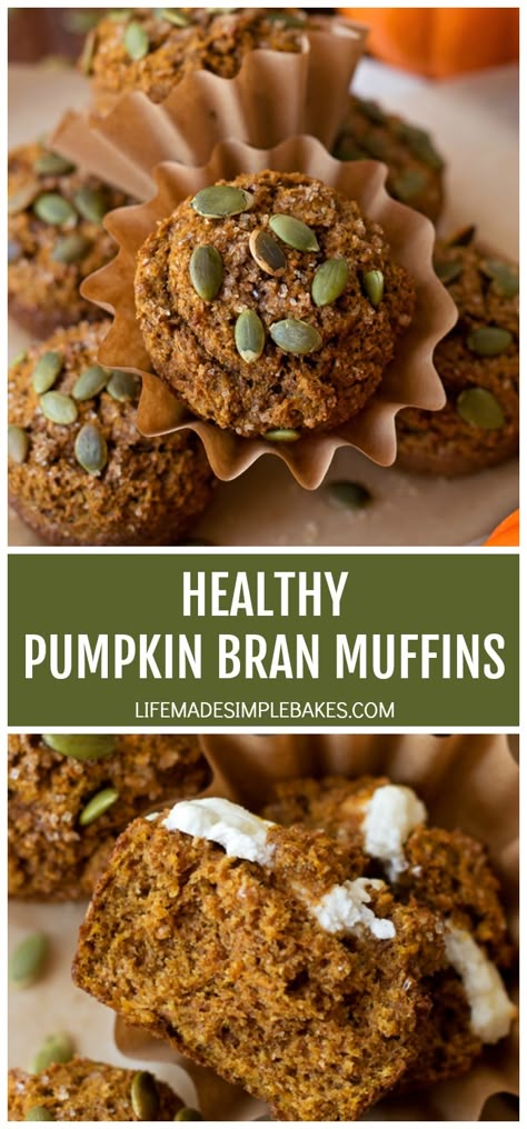 Healthy Pumpkin Date Muffins, High Fiber Pumpkin Muffins, Pumpkin Bran Muffins, Wheat Bran Muffins, All Bran Muffins, Bran Muffins Healthy, Baking Fails, Bran Muffin Recipes, Life Made Simple