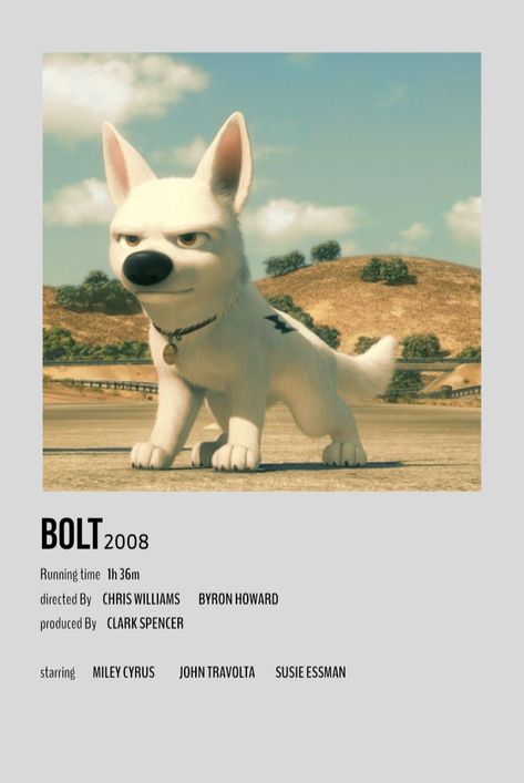 Disney Bolt, Dog Films, Old Disney Movies, Dog Movies, Childhood Memories 2000, Film Posters Minimalist, Blur Background In Photoshop, Fav Movies, Dog Poster