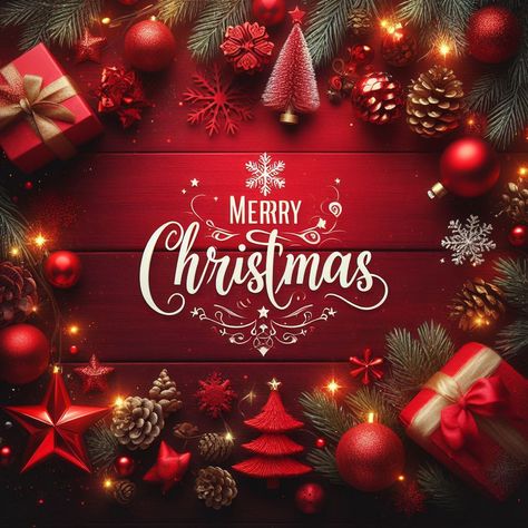 Merry Christmas background Red balls #pikbest#Templates Free Merry Christmas Images, Merry Christmas Background Landscape, Merry Christmas Design Graphic, Merry Christmas Template, Free Christmas Images, Beautiful Christmas Pictures, Merry Christmas Images Free, Active Wallpaper, Happy New Year Fireworks