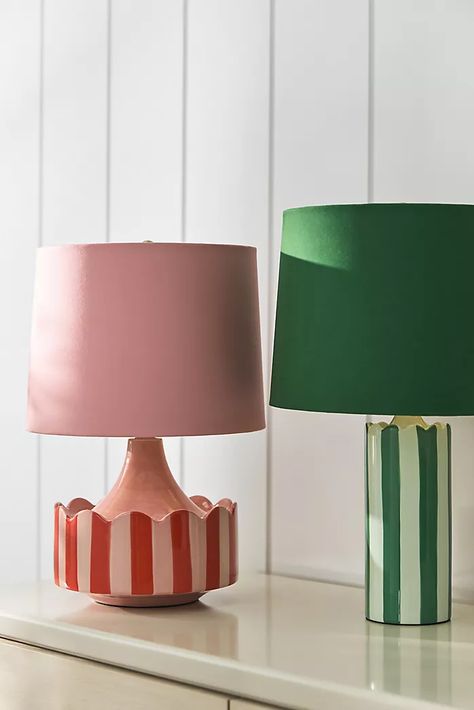 Décor | Anthropologie Dopamine Design, Colorful Lamps, Dopamine Decor, Painting Lamps, All Of The Lights, Cool Lamps, Room Lamp, Home Decor Idea, Home Decor Ideas Living Room