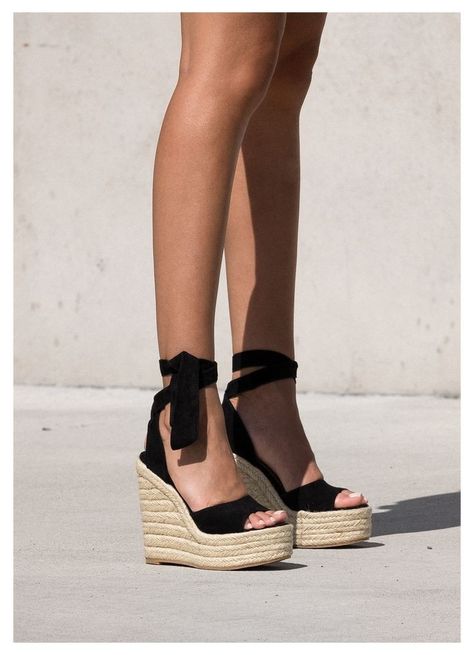 Summer Dress Shoes, Summer Dresses Shoes, Womens Espadrilles Wedges, Cute Shoes Heels, Shoes Heels Classy, Lace Up Espadrilles, Wedges Sandals, Fancy Shoes, Girly Shoes