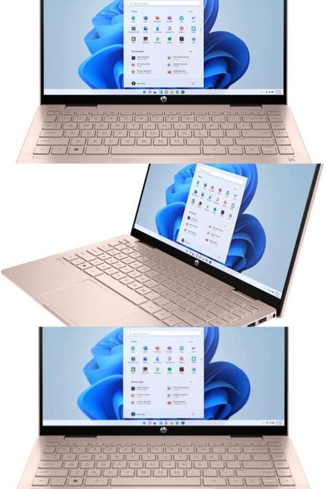 Rose Gold Laptop, Hp Pavilion X360, Hp Pavilion, Hp Laptop, Windows 11, Rose Gold Color, Intel Core, Ram, Gold Color