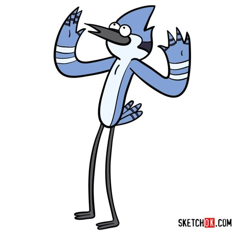 How to draw Mordecai | Regular Show Regular Show Logo, Regular Show Drawings, Mordecai And Margaret, Mordecai Regular Show, Regular Show Characters, Media Tattoo, Regular Show Mordecai, Show Reference, The Regular Show