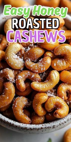 Imagine walking into your kitchen and being greeted by the warm, nutty aroma of freshly roasted cashews drizzled with sweet honey. This delightful recipe not only fills your home with… Roasted Cashews In The Oven, Unsalted Cashew Recipes, Glazed Nuts Recipe, Honey Roasted Cashews Recipe, Honey Roasted Cashews, Glazed Nuts, Roasted Nuts Recipe, Cashew Recipes, Easy Carrot Cake