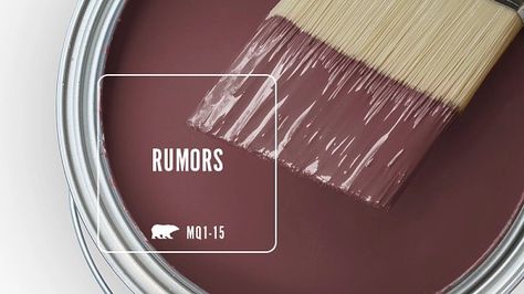 RUMORS MQ1-15 | Behr Paint Colors Red Paint Colors, Behr Colors, Behr Paint Colors, Wood Stain Colors, Behr Paint, Paint Sheen, Pink Paint, Bathroom Colors, Paint Colors For Home