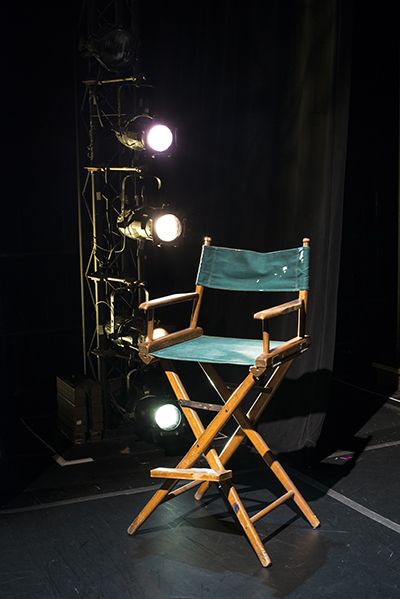 My writing chair Directors Chair Photoshoot, Directing Theatre, Adelphi University, Writing Chair, Movie Chairs, Theatre Aesthetic, Jonathan Larson, Director Chair, Kara Danvers Supergirl