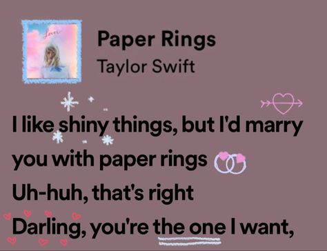 Paper rings #taylor #spotify #doodle #lyrics #wallpaper #widget Paper Rings Spotify, Spotify Lyrics Doodle, Paper Rings Lyrics, Doodle Lyrics, Spotify Doodle, Lyric Doodles, Jean Peters, Wallpaper Widget, Taylor Swift Song Lyrics