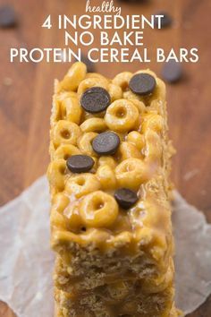 Paleo Protein Bar Recipe, Paleo Protein Bars, Lunch Foods, Protein Cereal, Protein Bars Homemade, Healthy Protein Snacks, Healthy Cereal, Protein Bar Recipes, Protein Powder Recipes