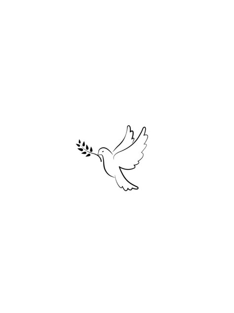 Doves And Heart Tattoo, Dove Tattoo On Ankle, Dove Tattoo Dainty, Dove Tattoo Finger, Dainty Dove Tattoos For Women, Unique Small Tattoo Placement, Simple Dove Tattoo Outline, White Dove Tattoo Design, Minimal Dove Tattoo