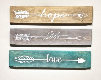 Rustic White Wooden Arrows 3 Piece Set by cherrytreegallery Wooden Feather, Wooden Arrow, Rustic Nursery Decor, Home Wooden Signs, Wooden Arrows, Rustic Nursery, Feather Wall Art, Bedroom Walls, Feather Wall