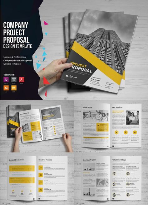 Profile Company Design, Company Profile Brochure, Newsletter Layout, 잡지 레이아웃, Corporate Profile, Brochure Design Layout, Pinterest Graphics, Page Layout Design, Proposal Design