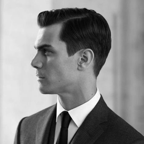 Classy Hairstyles - Classic Side Part Classic Mens Haircut, Gentleman Haircut, Side Part Haircut, Classic Mens Hairstyles, Professional Haircut, Classic Haircut, Classy Hairstyles, Old Hairstyles, Side Part Hairstyles